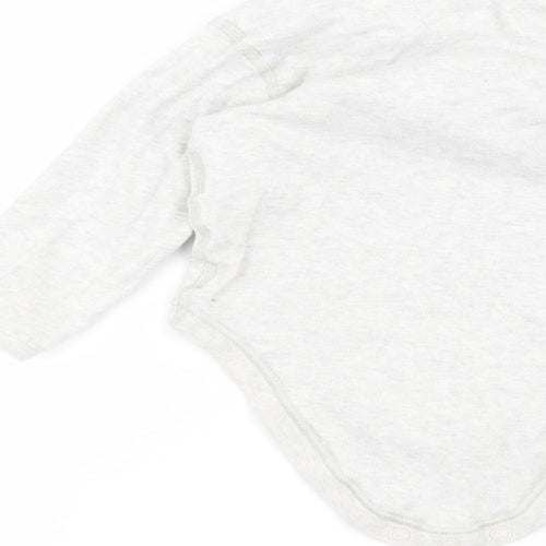 Marks and Spencer Baby Grey   Babygrow One-Piece Size 12-18 Months