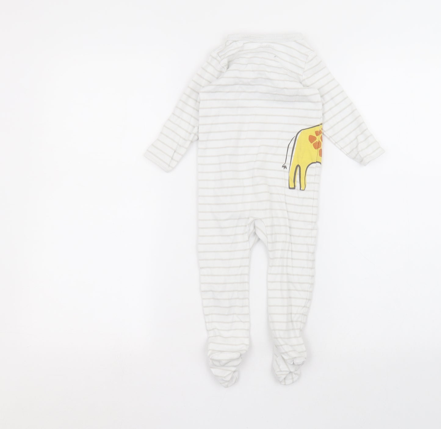 M&Co Baby White   Coverall One-Piece Size 12-18 Months