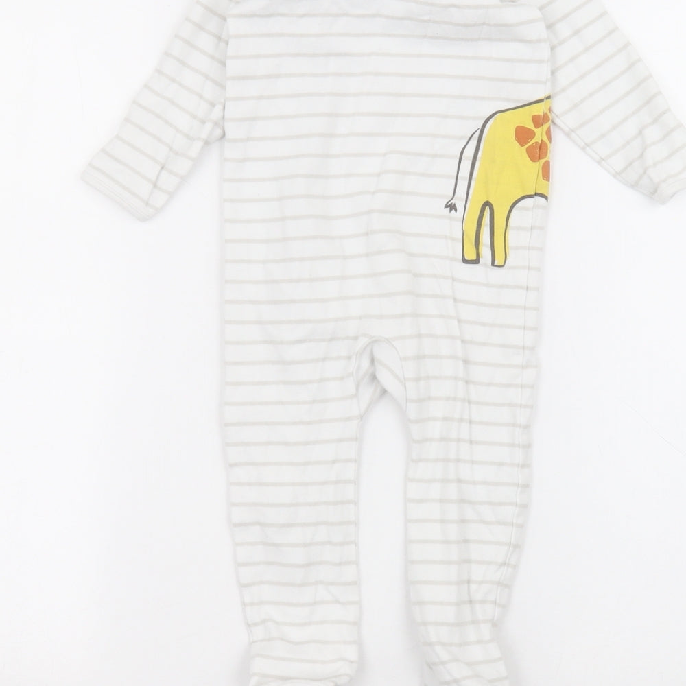 M&Co Baby White   Coverall One-Piece Size 12-18 Months
