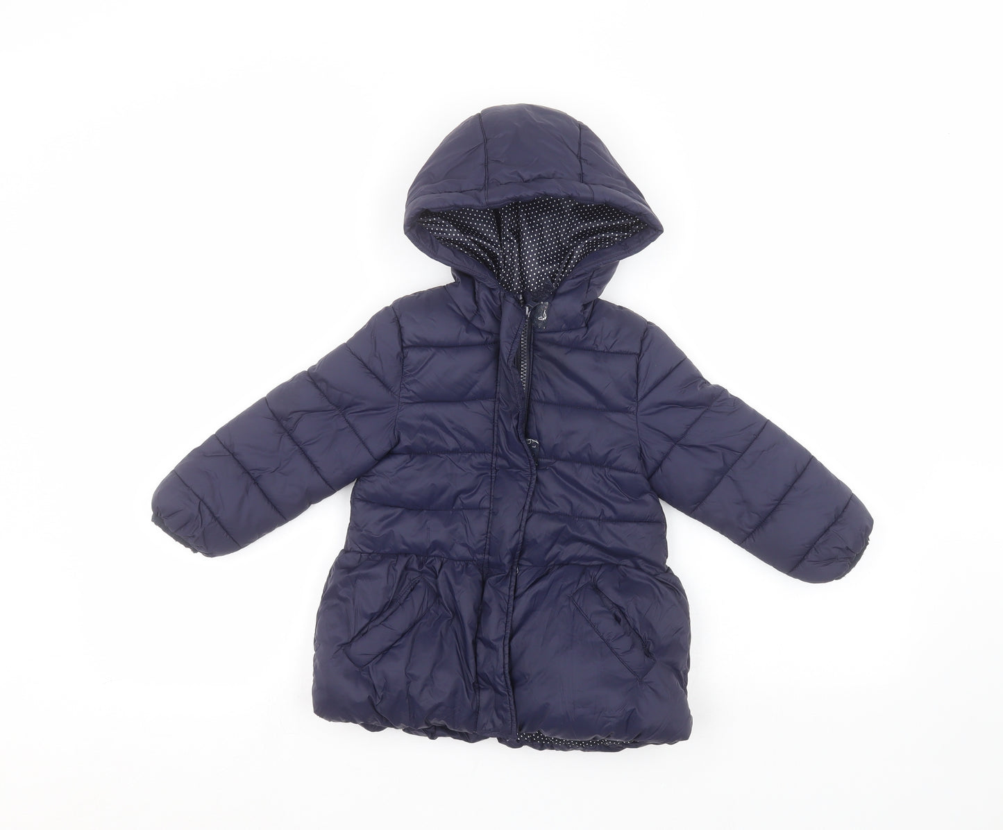 Marks and Spencer Baby Blue   Parka Coat Size 18-24 Months