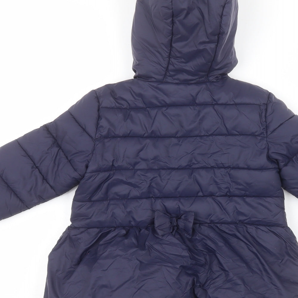 Marks and Spencer Baby Blue   Parka Coat Size 18-24 Months