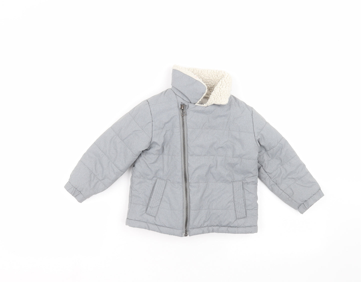 Marks and Spencer Baby Grey   Puffer Jacket Coat Size 18-24 Months