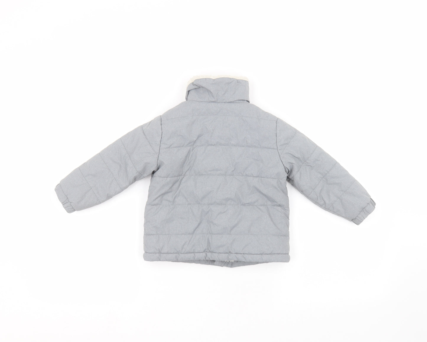 Marks and Spencer Baby Grey   Puffer Jacket Coat Size 18-24 Months