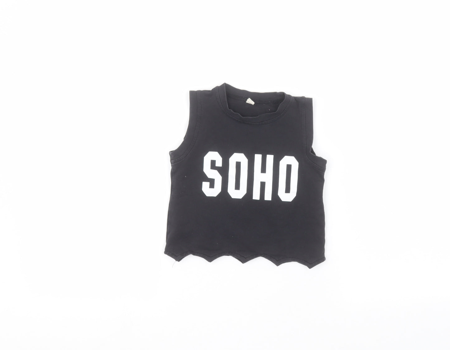 Preworn Baby Black   Basic T-Shirt Size 9-12 Months