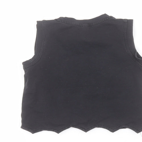 Preworn Baby Black   Basic T-Shirt Size 9-12 Months