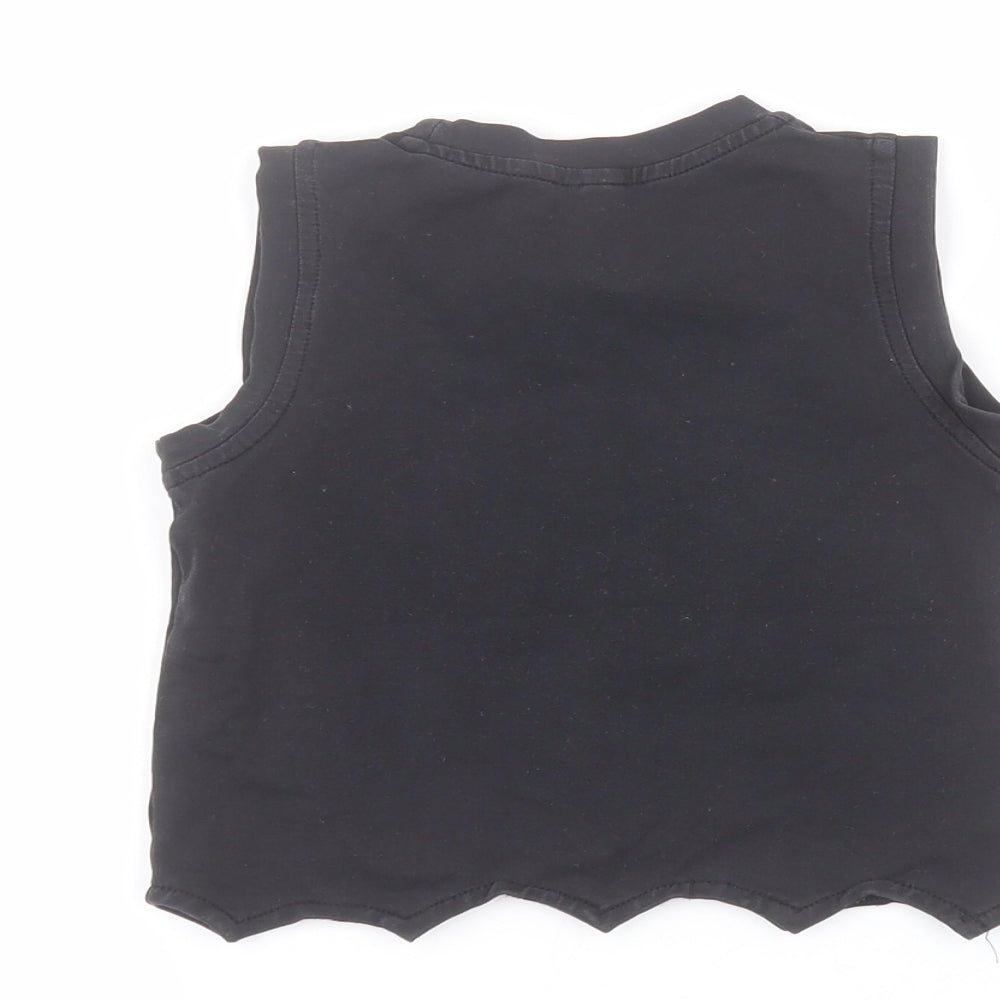 Preworn Baby Black   Basic T-Shirt Size 9-12 Months