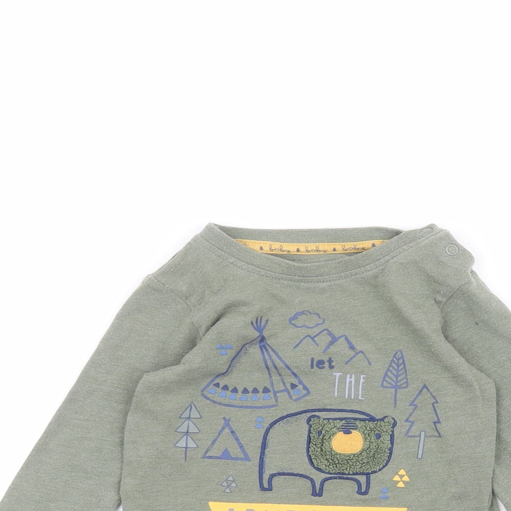 TU Baby Green   Basic T-Shirt Size 12-18 Months