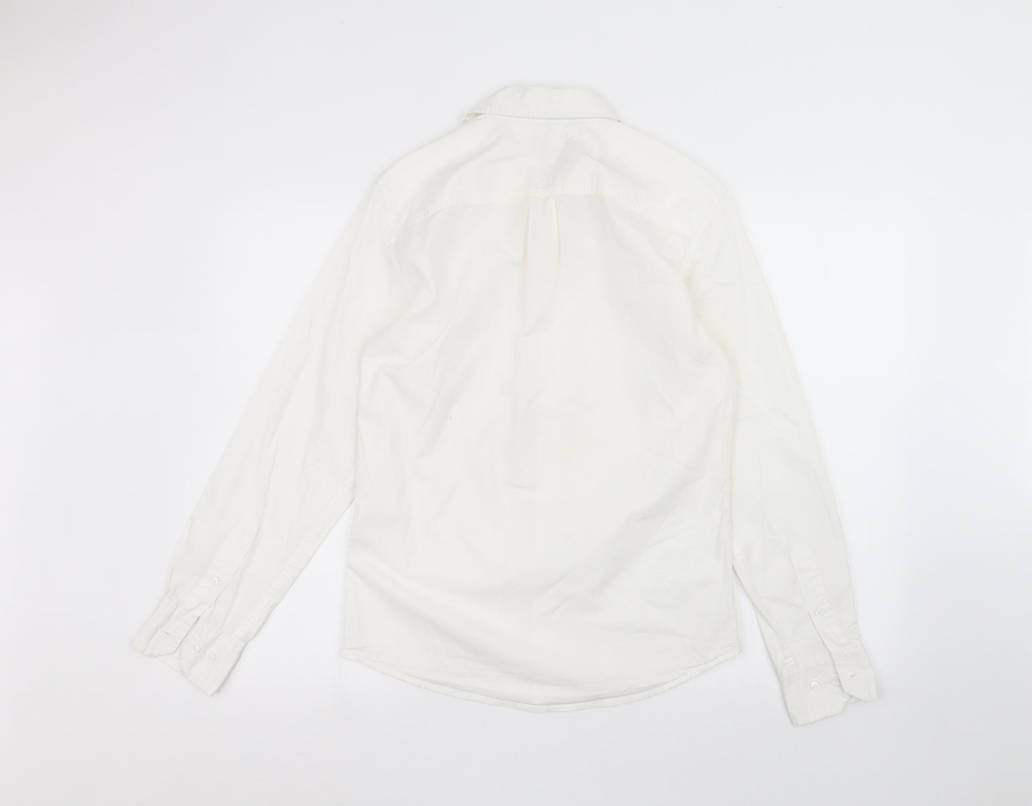 alcott&co Mens White    Dress Shirt Size S