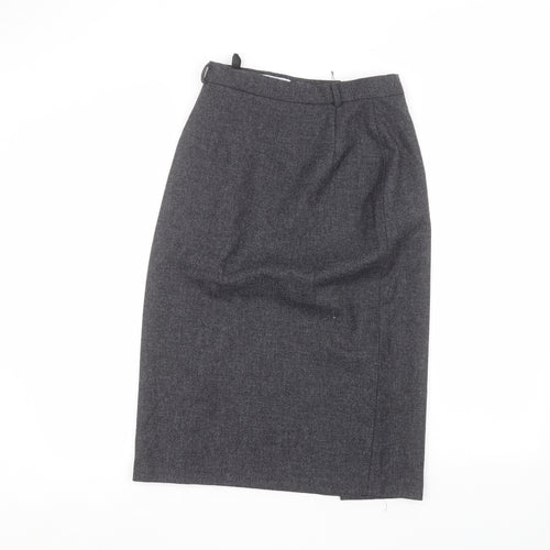 Edinburgh Womens Black   A-Line Skirt Size 12