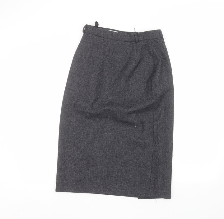 Edinburgh Womens Black   A-Line Skirt Size 12