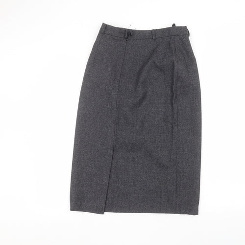Edinburgh Womens Black   A-Line Skirt Size 12