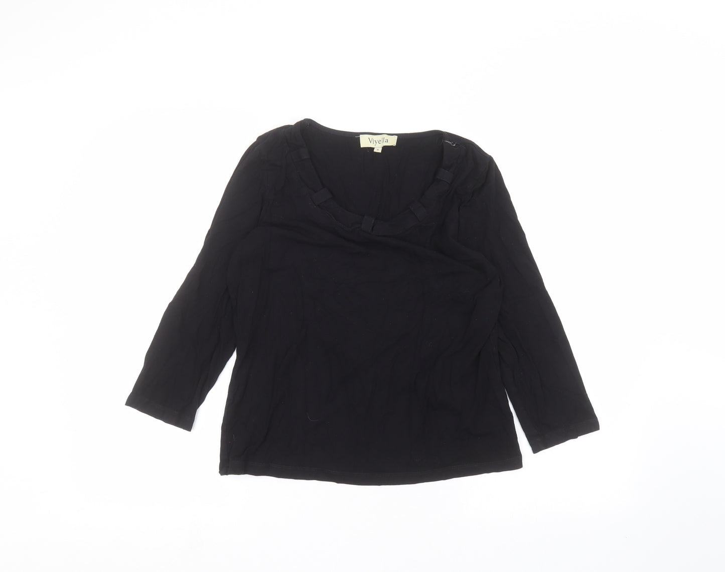 Viyella Womens Black   Basic T-Shirt Size M