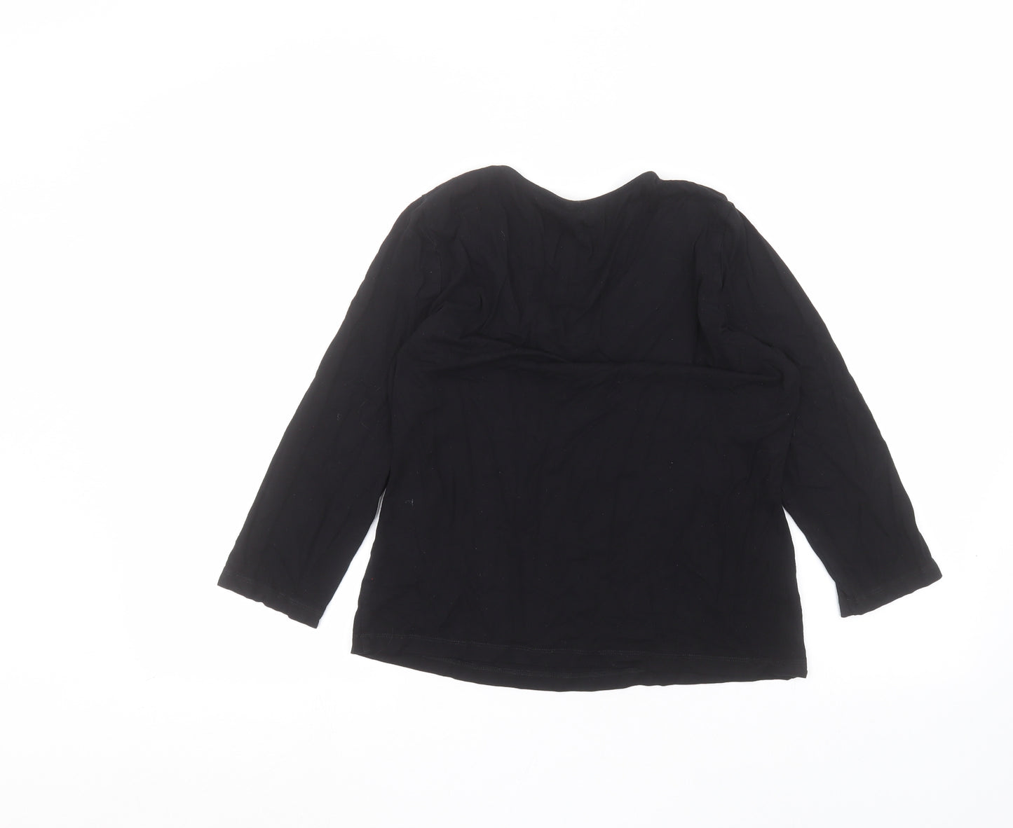 Viyella Womens Black   Basic T-Shirt Size M