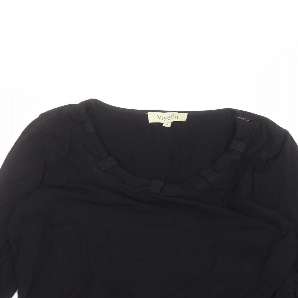 Viyella Womens Black   Basic T-Shirt Size M