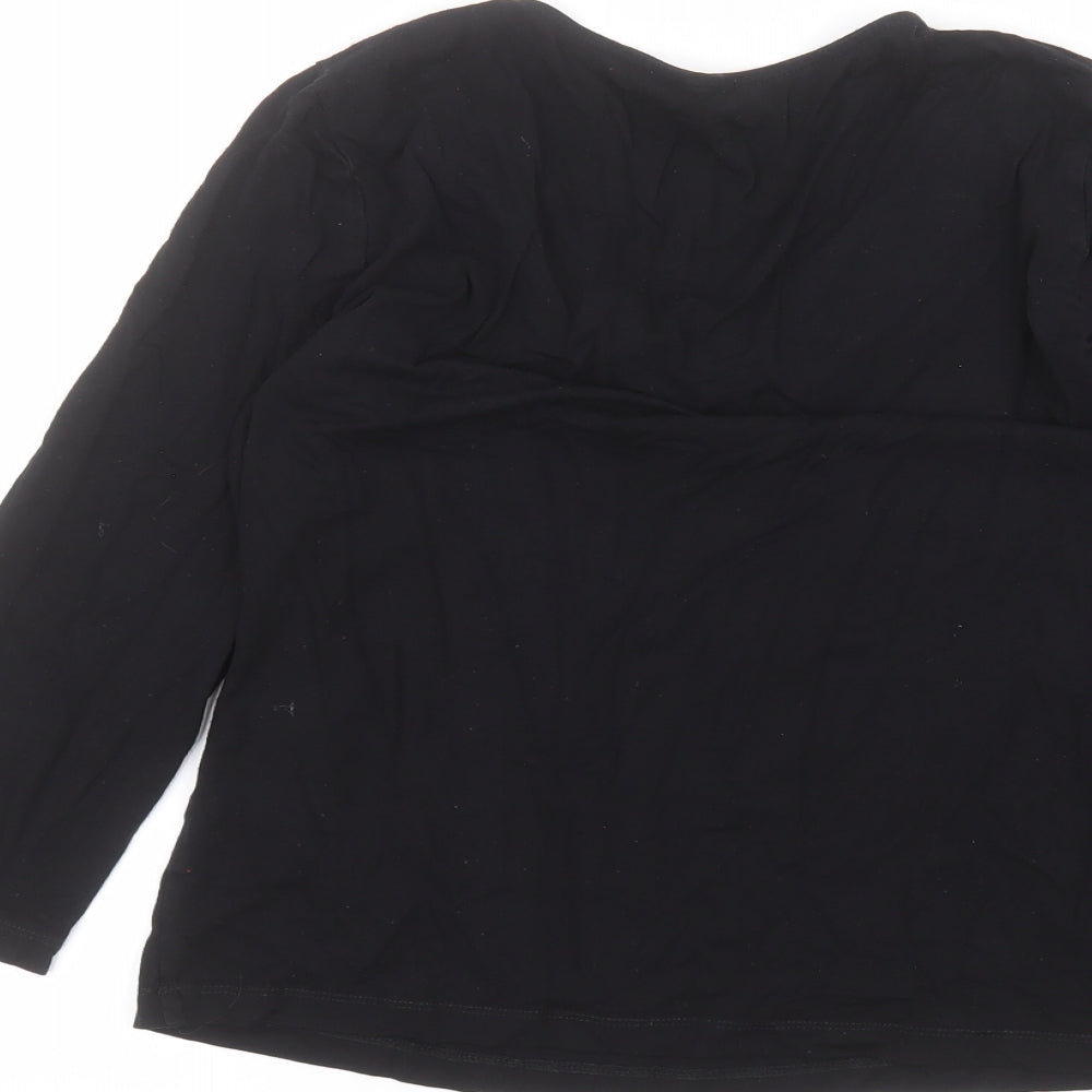 Viyella Womens Black   Basic T-Shirt Size M