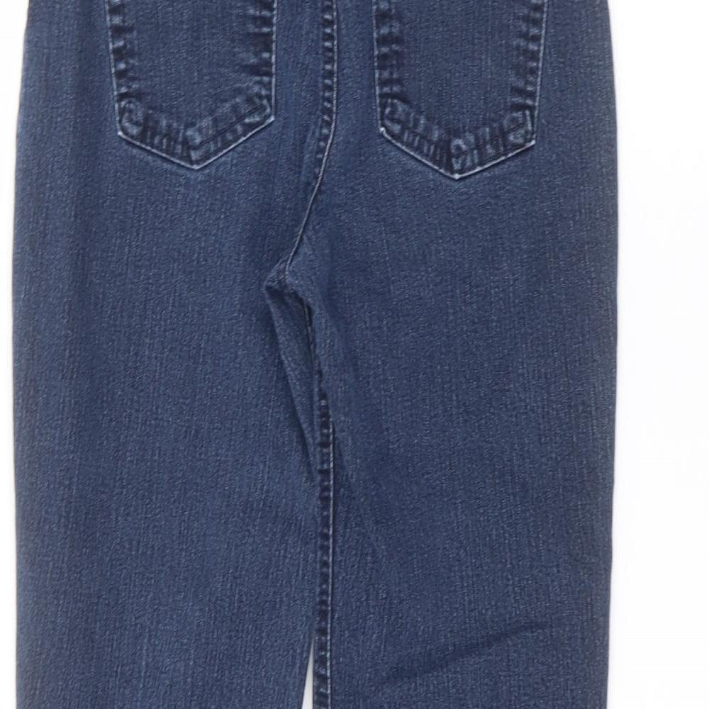 Marks and Spencer Womens Blue   Cropped Jeans Size 10 L22 in