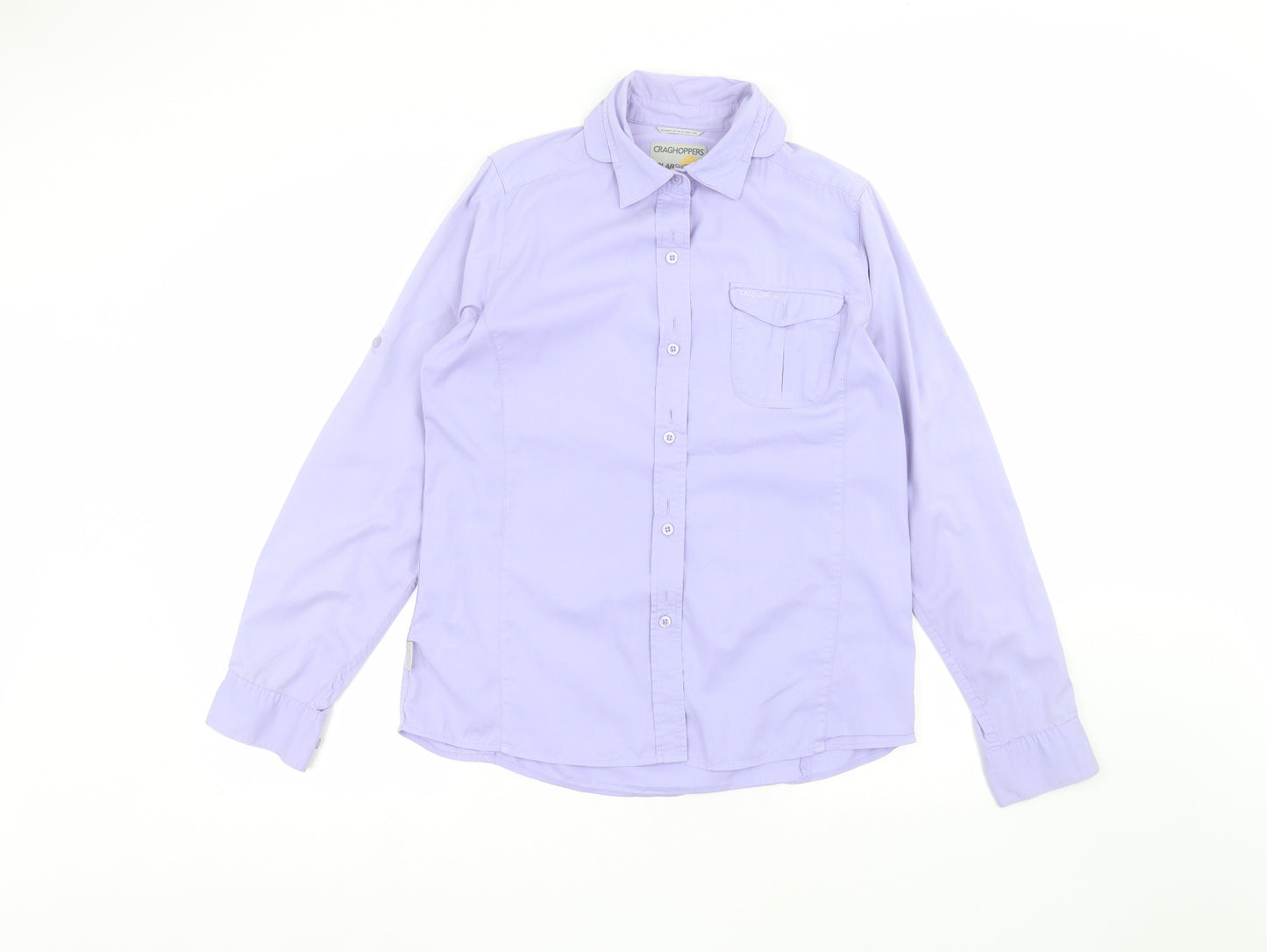 Craghoppers Womens Purple   Basic Button-Up Size 10