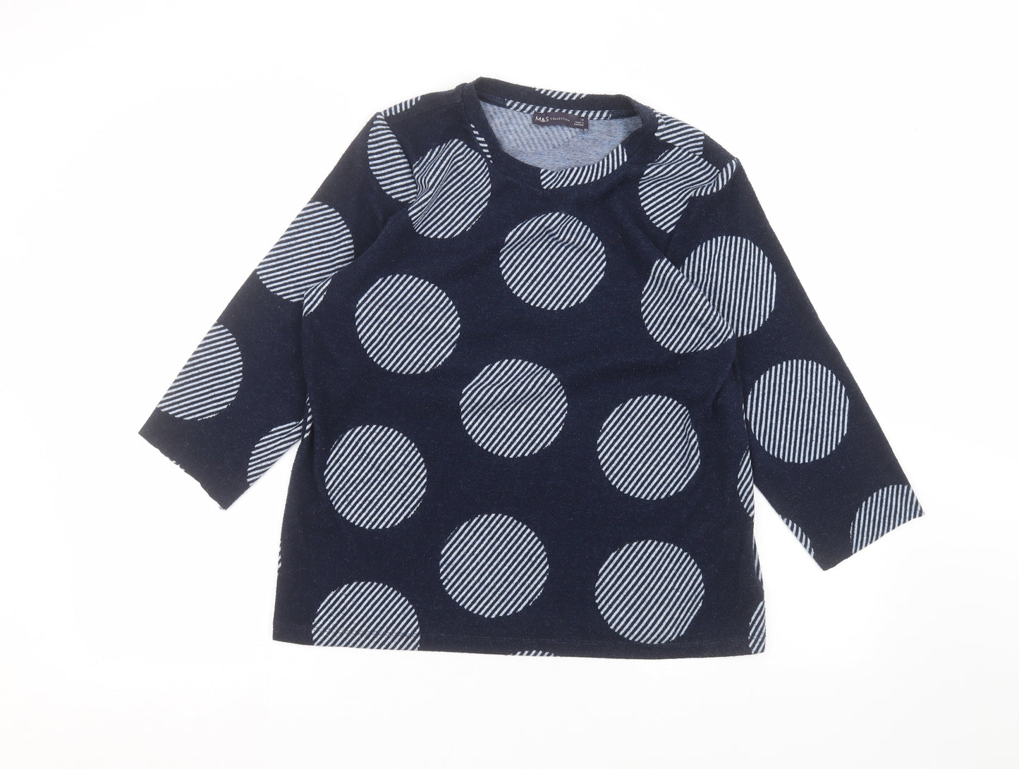 Marks and Spencer Womens Blue   Pullover Jumper Size 12