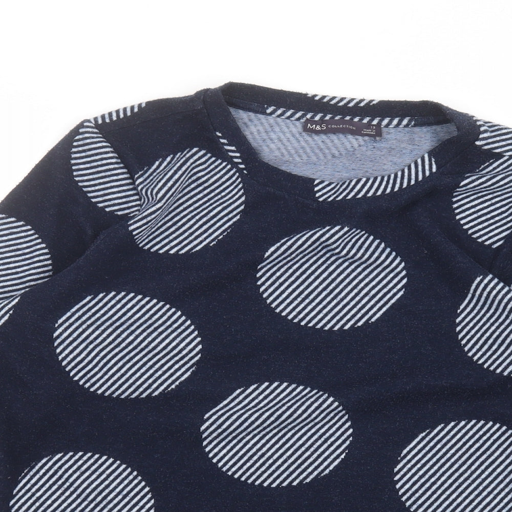 Marks and Spencer Womens Blue   Pullover Jumper Size 12