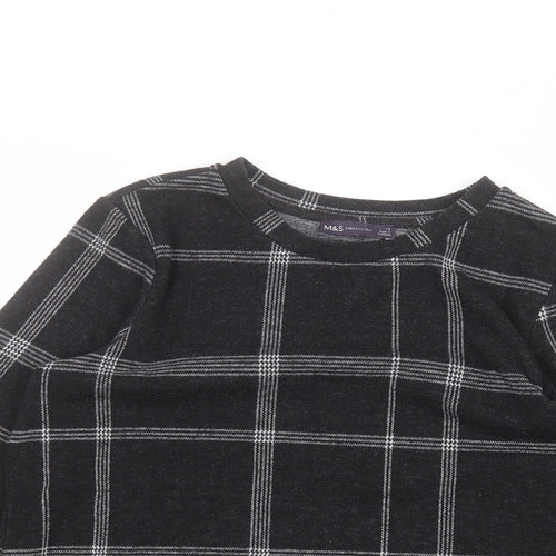 Marks and Spencer Womens Black   Pullover Jumper Size 12