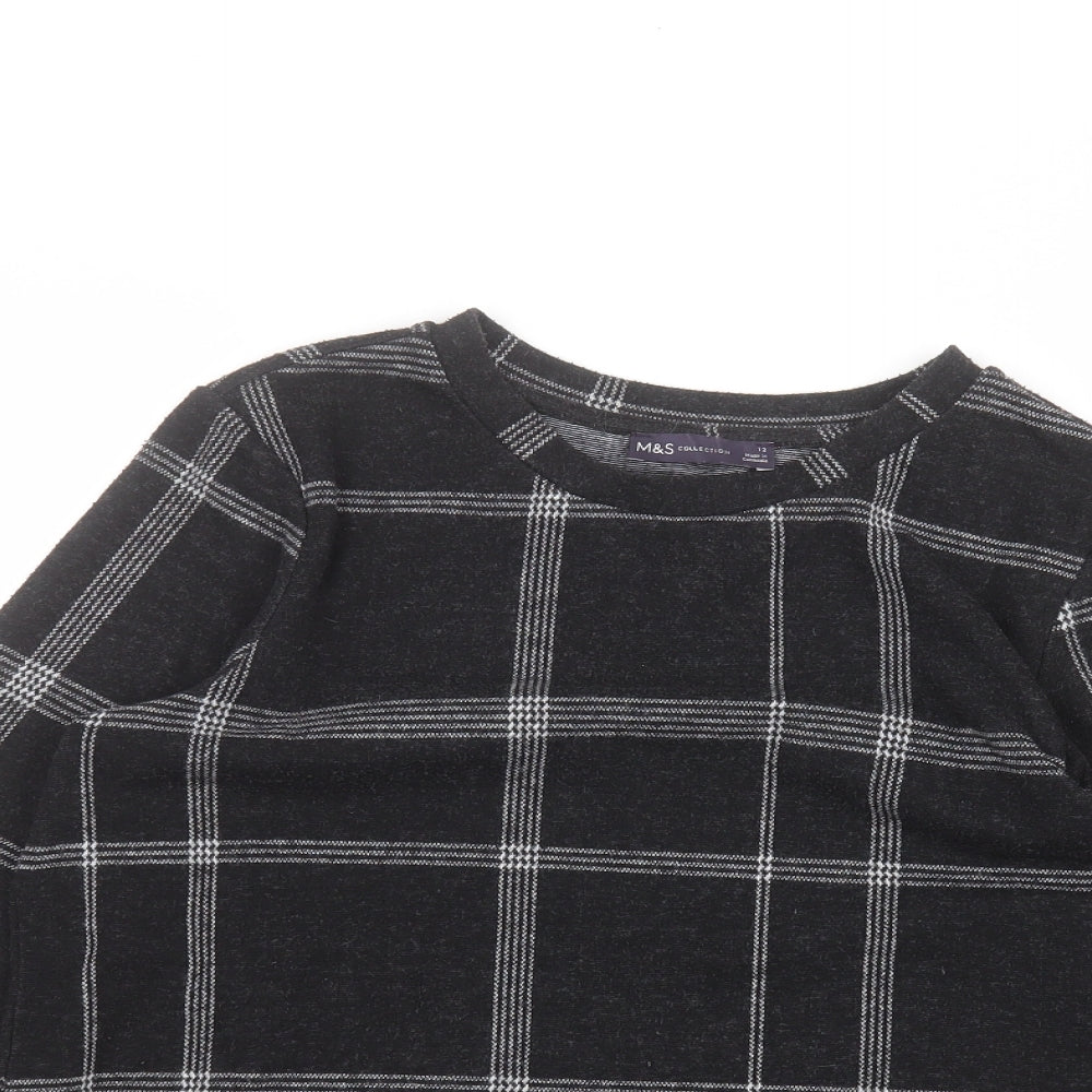 Marks and Spencer Womens Black   Pullover Jumper Size 12