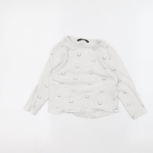 George Boys White   Basic T-Shirt Size 2-3 Years