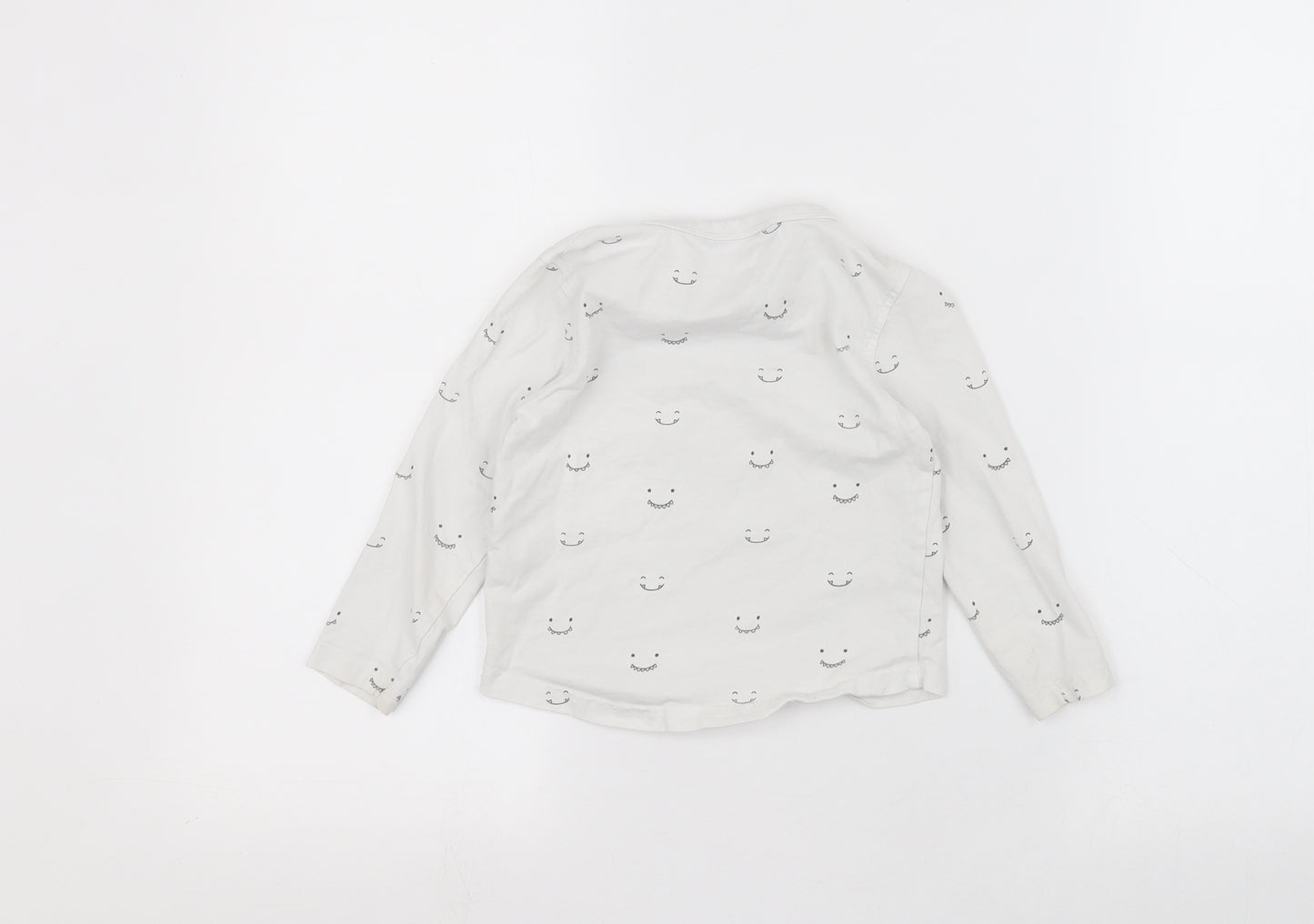 George Boys White   Basic T-Shirt Size 2-3 Years