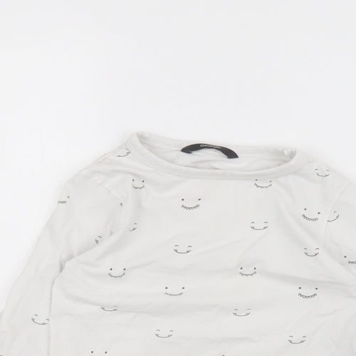 George Boys White   Basic T-Shirt Size 2-3 Years