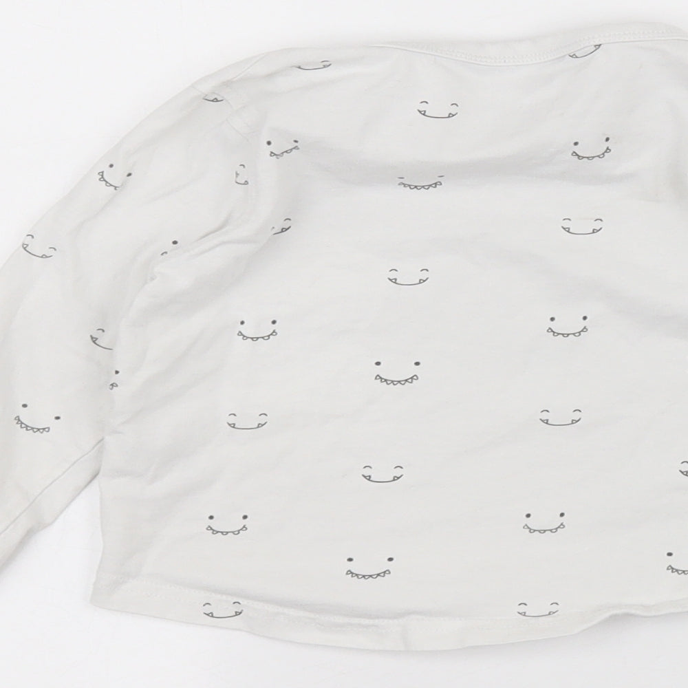 George Boys White   Basic T-Shirt Size 2-3 Years