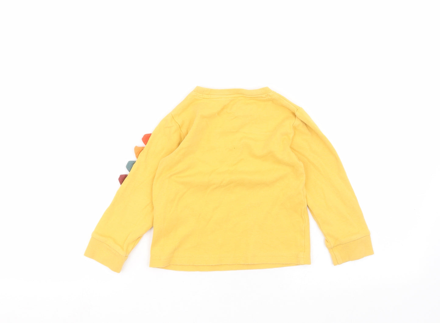 F&F Boys Yellow   Basic T-Shirt Size 3-4 Years