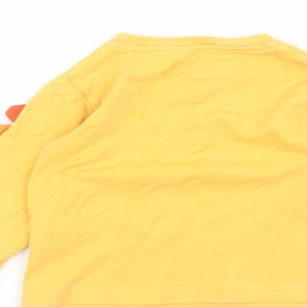 F&F Boys Yellow   Basic T-Shirt Size 3-4 Years
