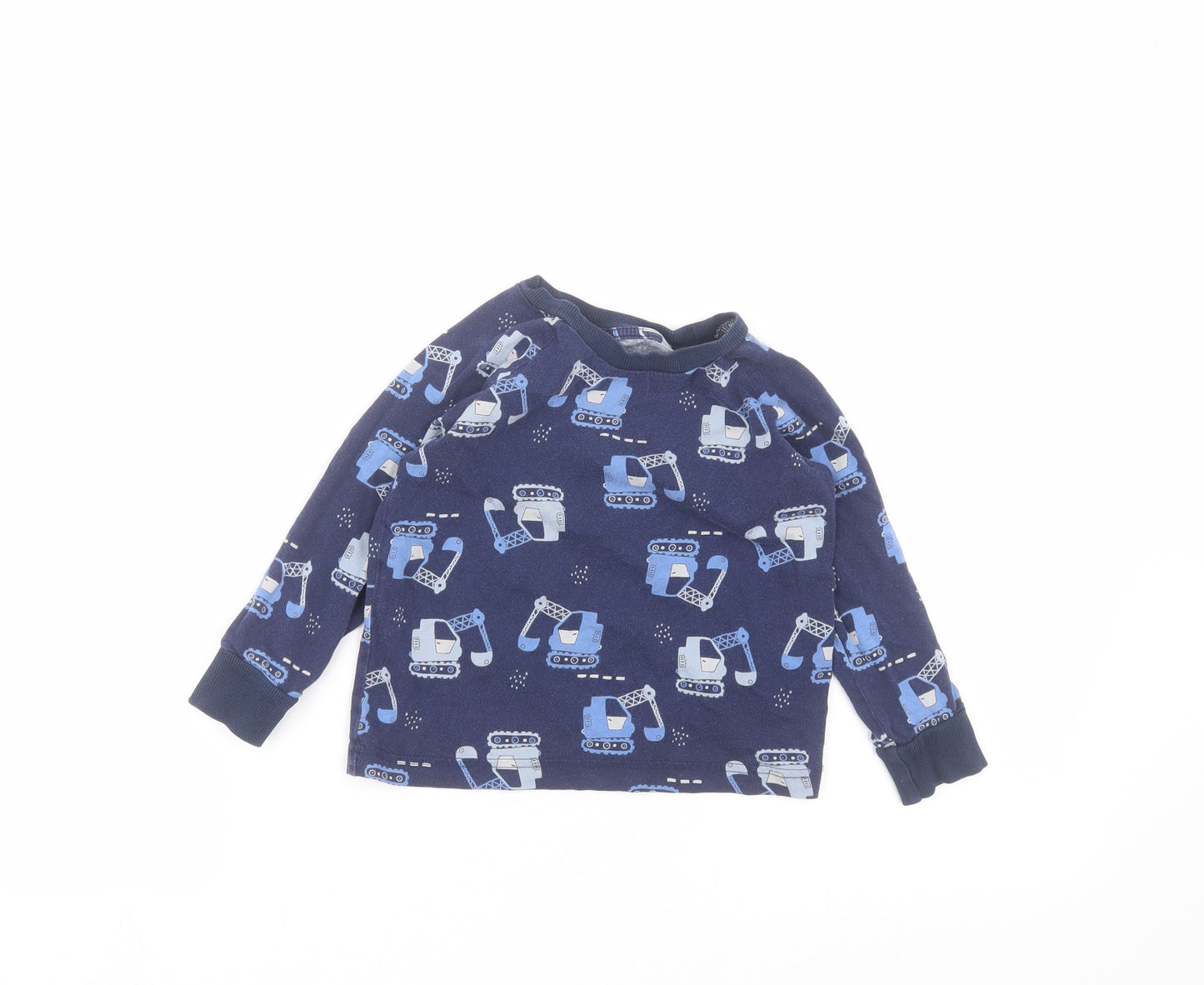 Matalan Boys Blue   Basic T-Shirt Size 3-4 Years