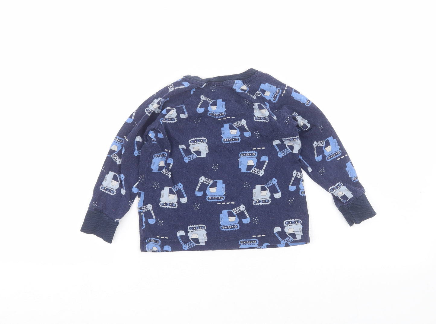 Matalan Boys Blue   Basic T-Shirt Size 3-4 Years
