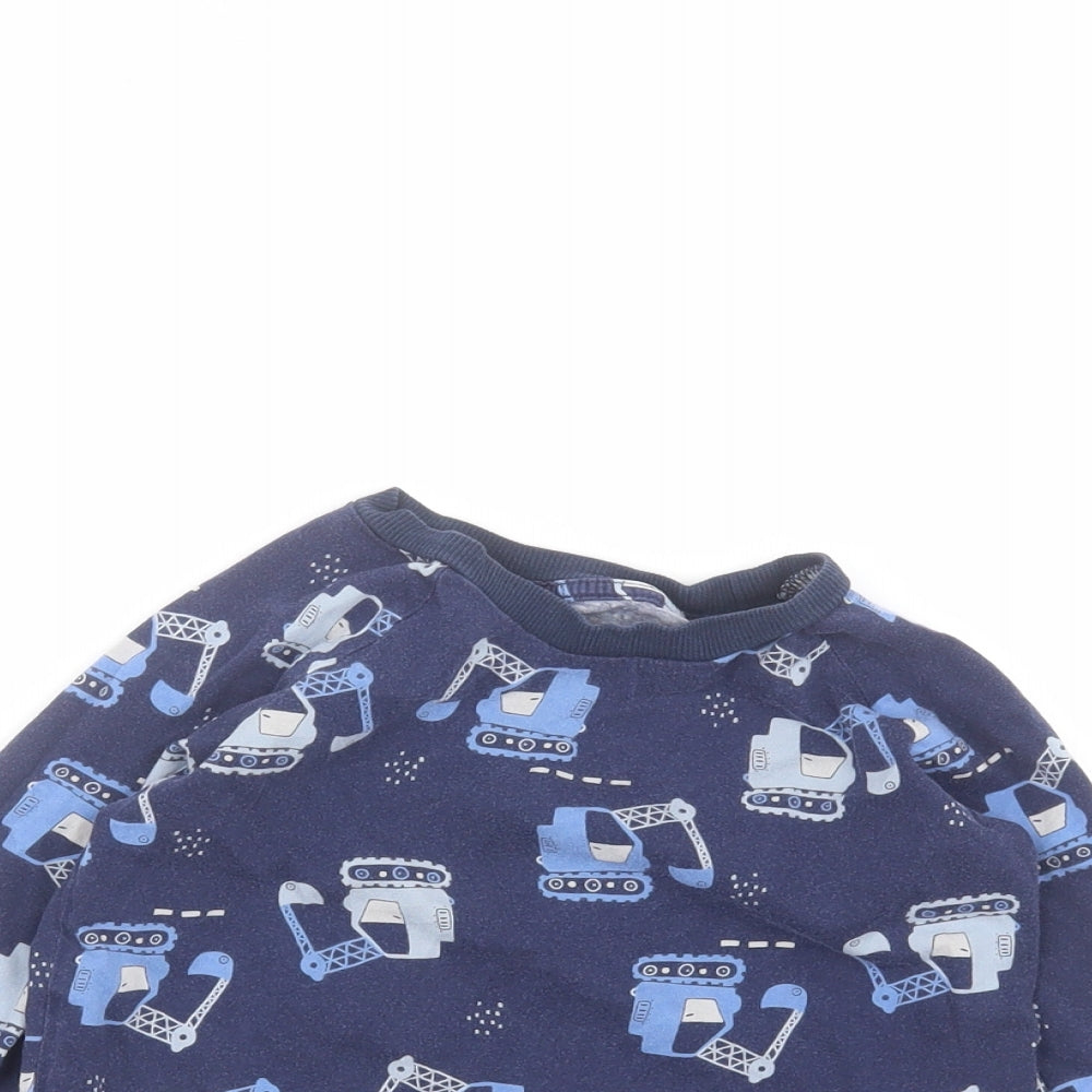 Matalan Boys Blue   Basic T-Shirt Size 3-4 Years