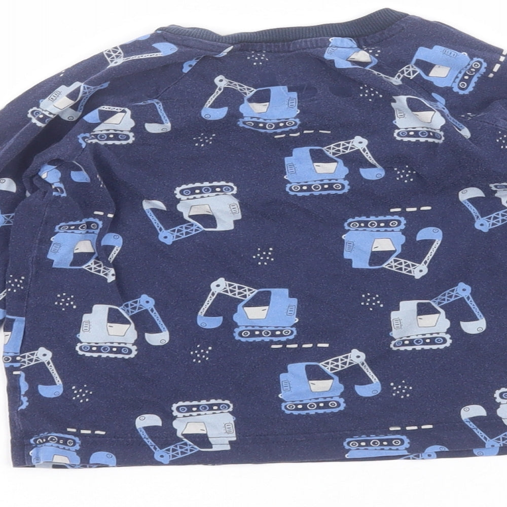 Matalan Boys Blue   Basic T-Shirt Size 3-4 Years