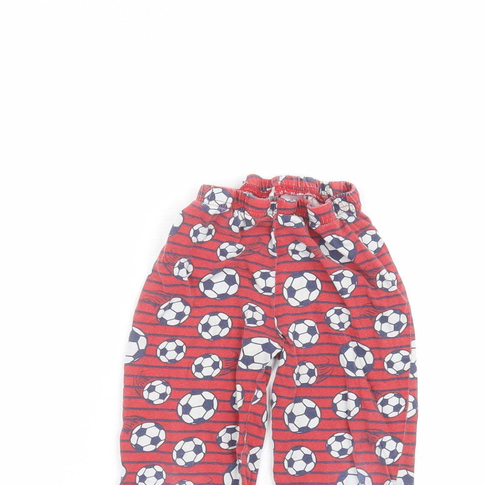 Primark Boys Red   Sweatpants Trousers Size 2-3 Years