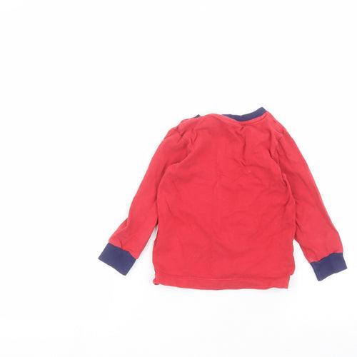 Matalan Boys Red   Basic T-Shirt Size 2-3 Years