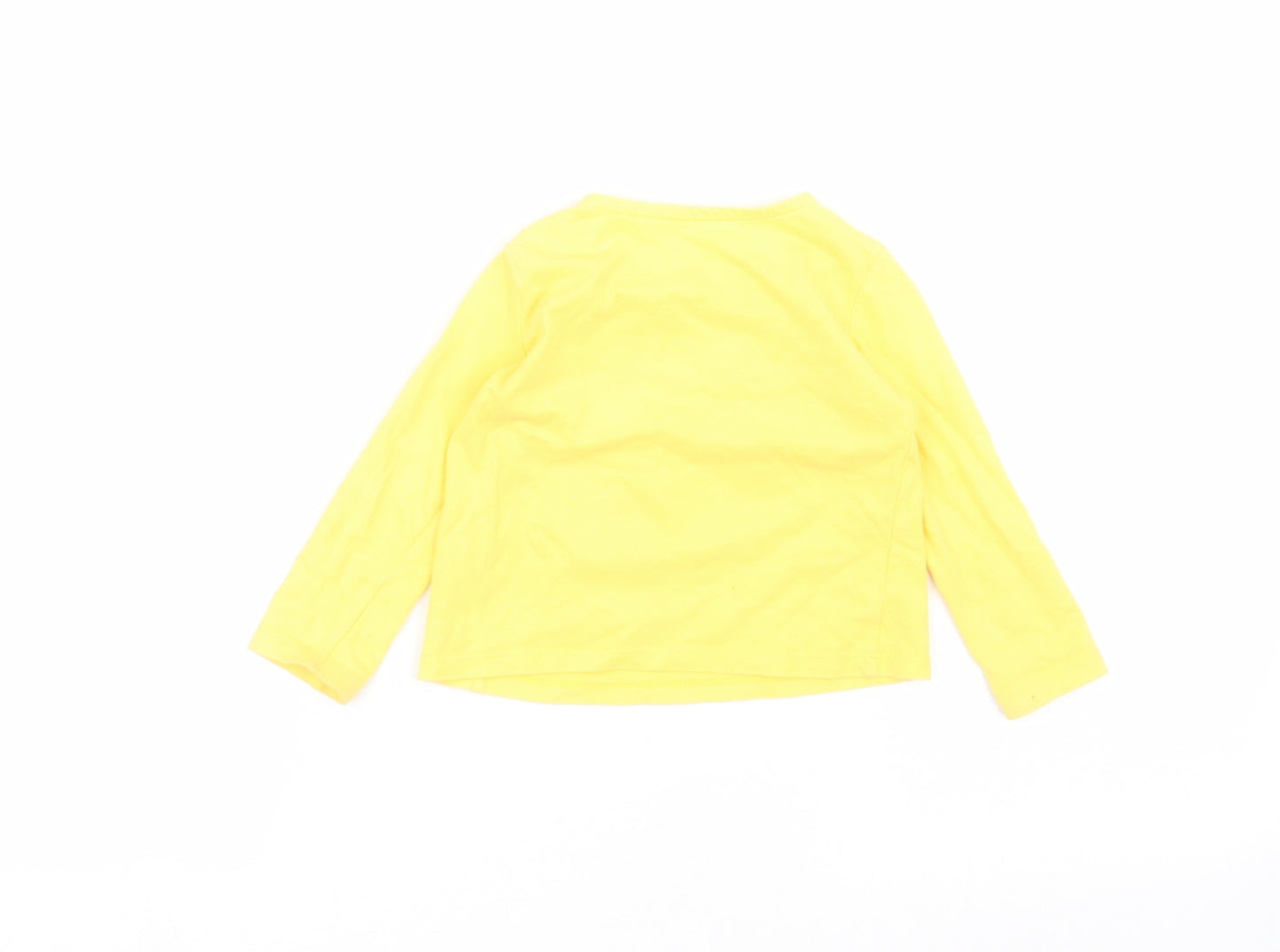 F&F Baby Yellow   Basic T-Shirt Size 9-12 Months