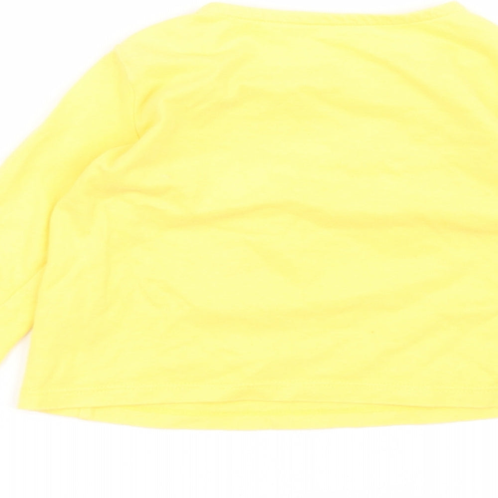 F&F Baby Yellow   Basic T-Shirt Size 9-12 Months