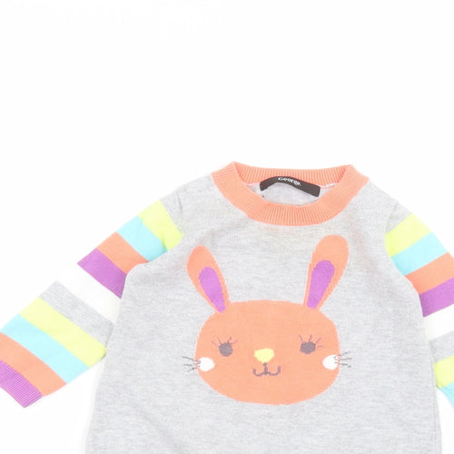 George Baby Grey   A-Line  Size 9-12 Months