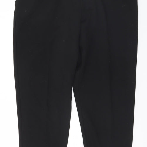 Preworn Womens Black   Trousers  Size 12 L24 in