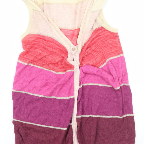 kooka' Womens Multicoloured Striped  Cardigan Jumper Size 4