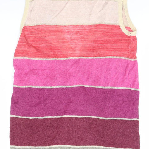 kooka' Womens Multicoloured Striped  Cardigan Jumper Size 4