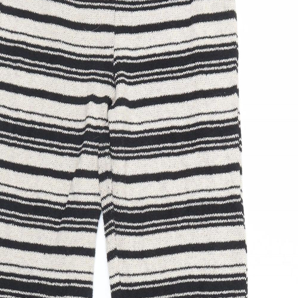 Bershka Womens Black Striped  Trousers  Size S L29 in