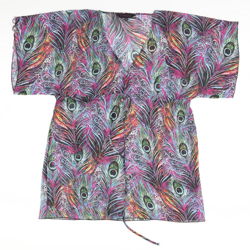 El Verano Womens Multicoloured Floral  Basic Blouse Size S