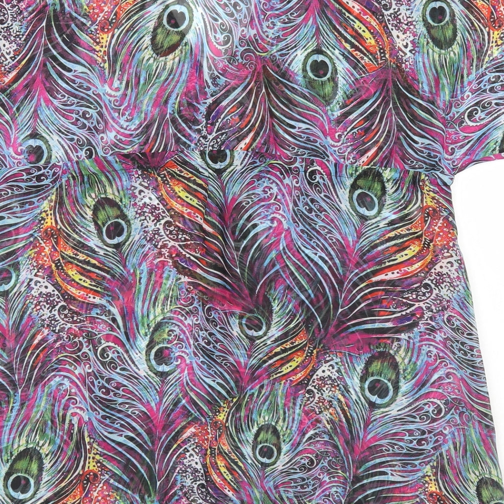 El Verano Womens Multicoloured Floral  Basic Blouse Size S