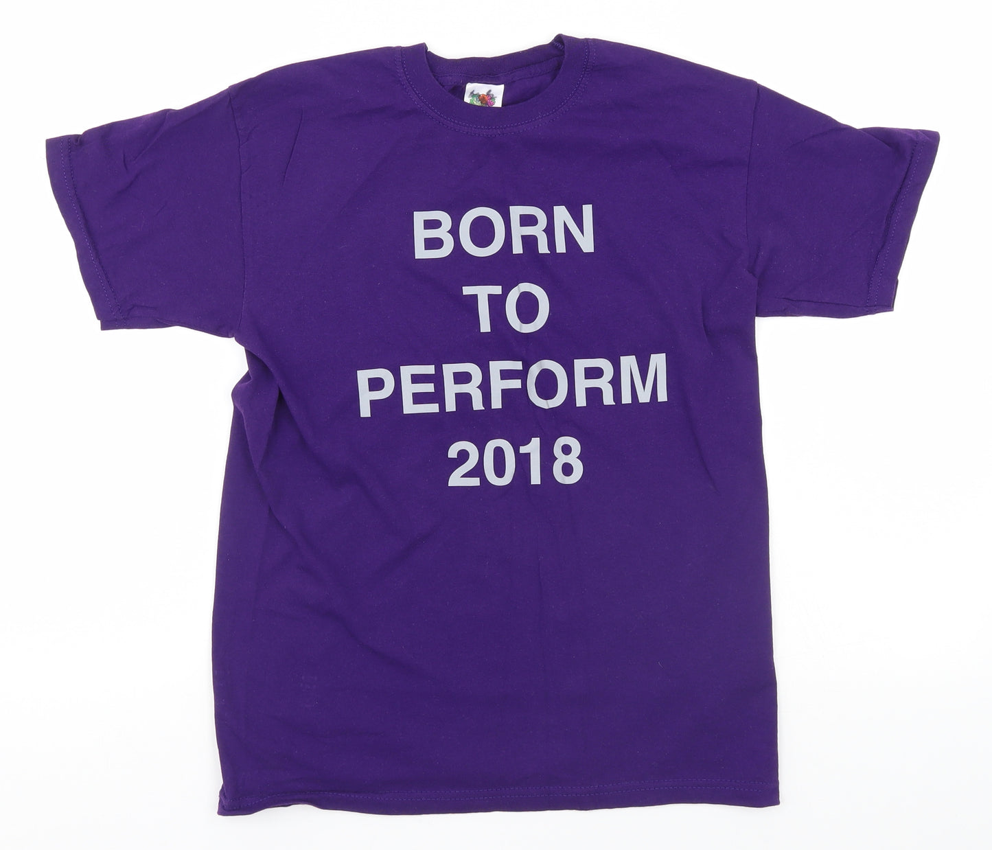 Fruit of the Loom Mens Blue    T-Shirt Size S  - Born to Perform 2018