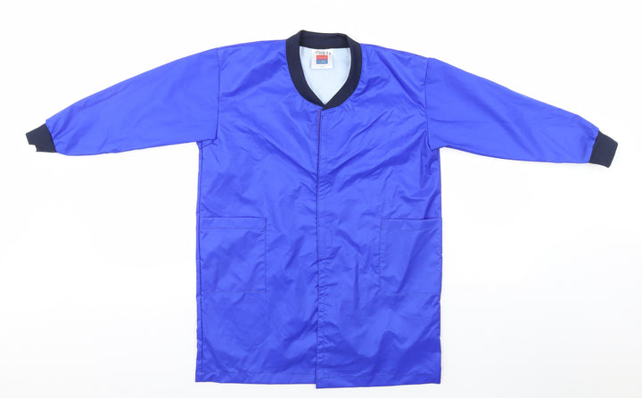 David Luke Boys Blue Rain Coat Coat Size 7-8 Years