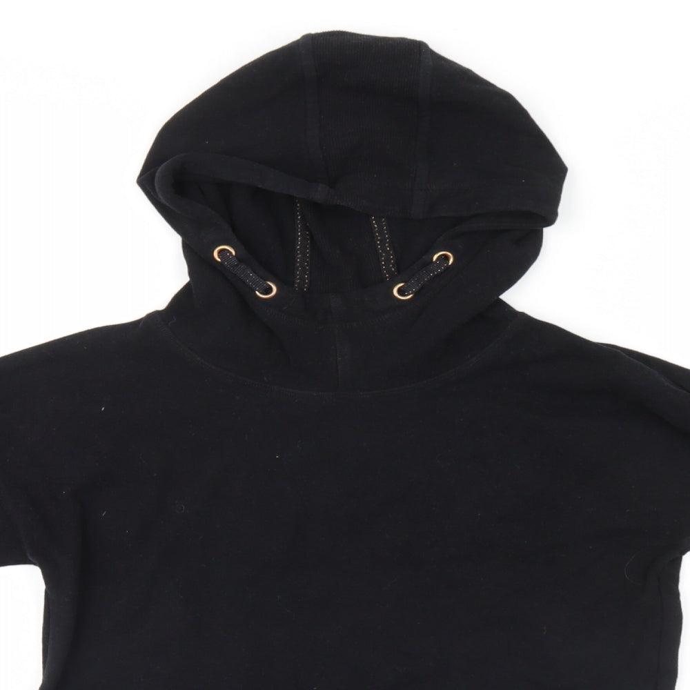 NEXT Girls Black   Pullover Hoodie Size 10 Years