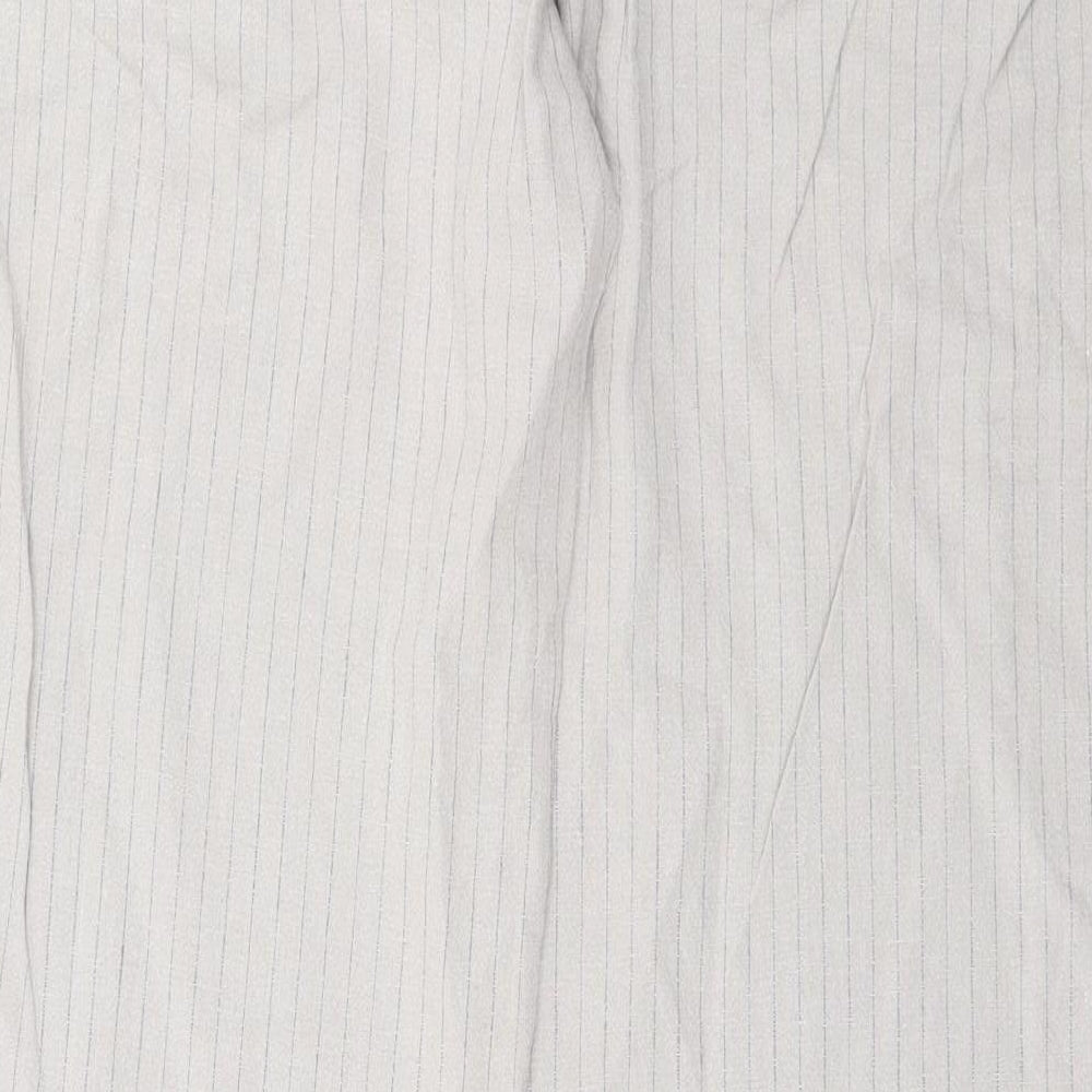 Fat Face Womens Grey Striped  Trousers  Size 12 L30 in